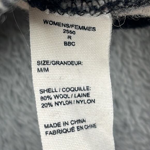 Woolrich S/M Women's Black, Ivory Plaid Shacket Shirt Jacket Wool Blend Button - Picture 12 of 16